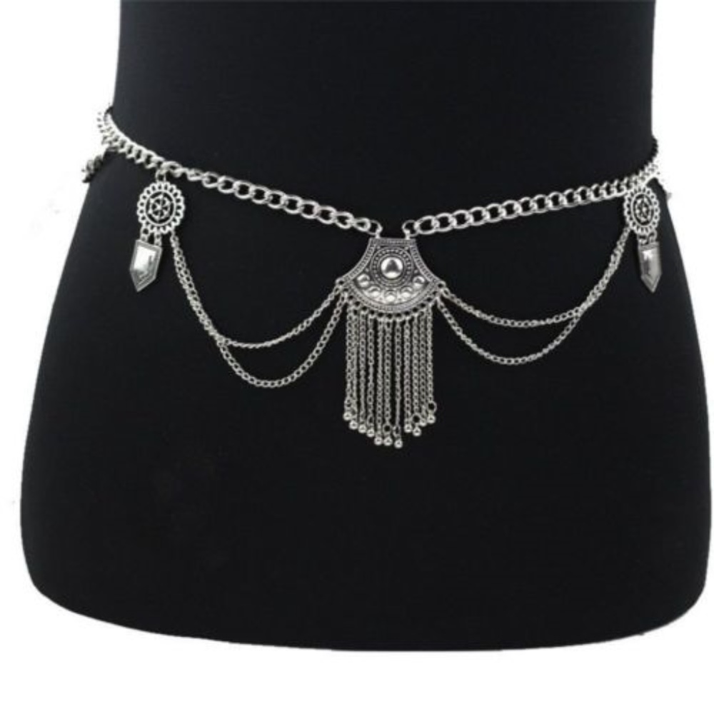 SILVER BELLEY CHAIN - Picture 2 of 4